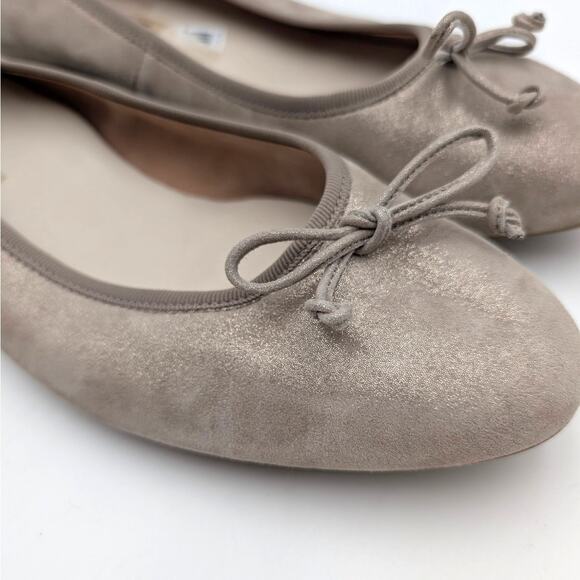 Paul Green Ursula Ballet Flat Bow Front Round Toe Women's Beige Size US10.5/UK8 - Picture 11 of 14